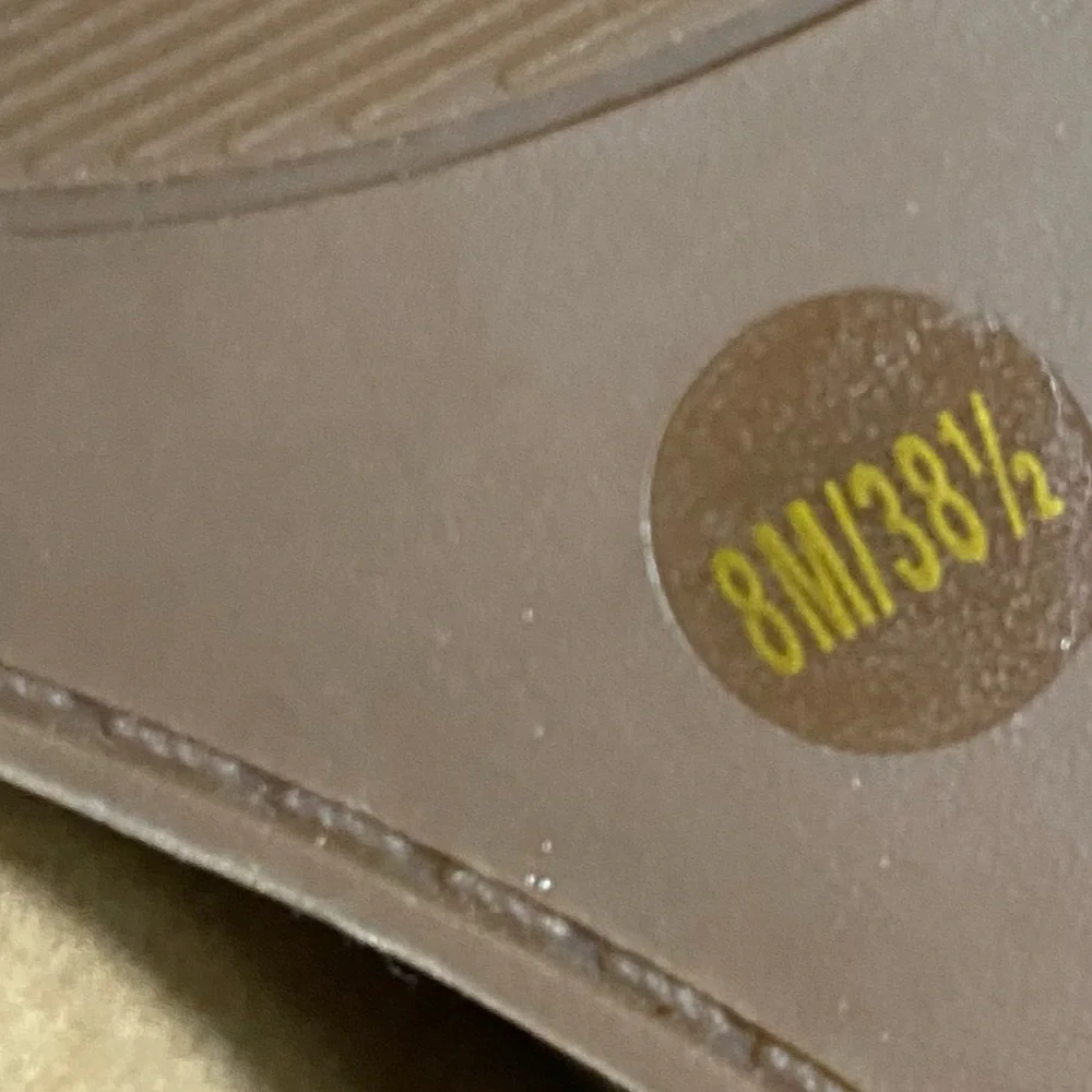 Lucky Brand Tan genuine Suede Wedge Shoes . - Picture 2 of 4